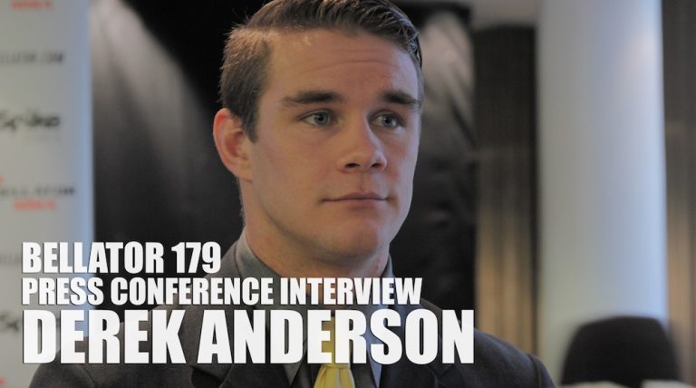 Bellator 179 persconferentie: Derek Anderson “He’s never fought a guy like me, thats for sure”