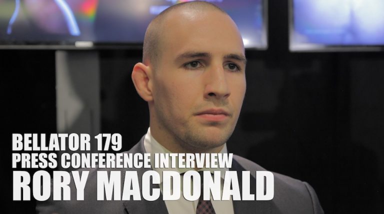 Bellator 179 persconferentie: Rory MacDonald “Maybe I will fight for the middleweight title”