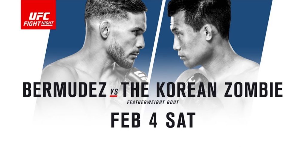 04|02|2017 UFC Fight Night: Bermudez vs Korean Zombie