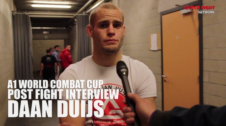 (Post-fight interview) Daan Duijs pakt weer een overwinning