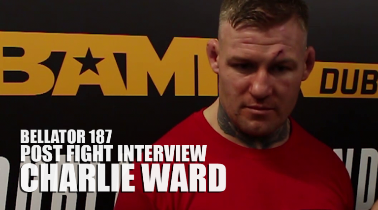 Post-fight interview Charlie Ward