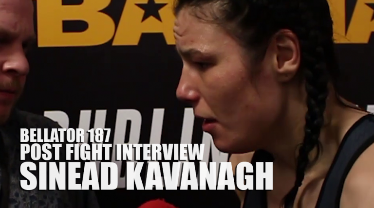 Post-fight interview Sinead Kavanagh