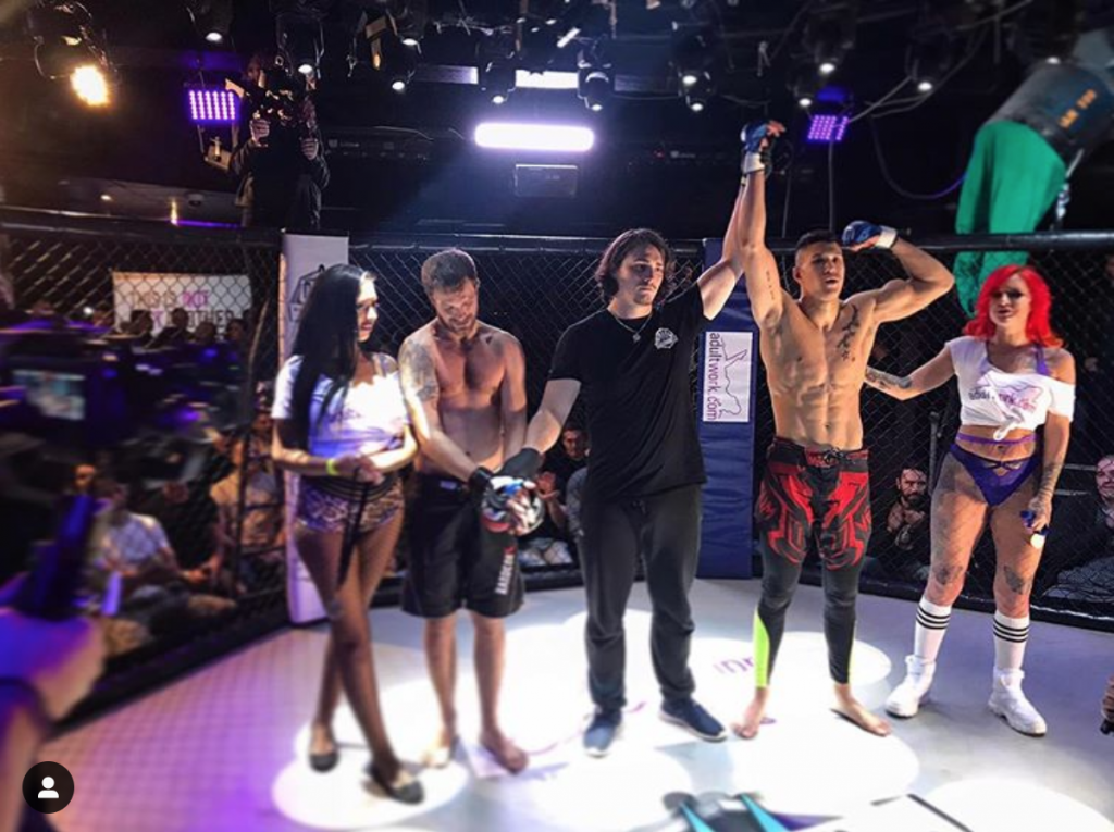 Gino van Steenis wint zijn pro debuut bij UWC: Rampage