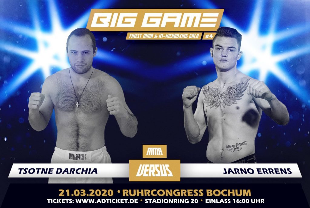 Ook Jarno Errens zal weer vechten op Big Game 4