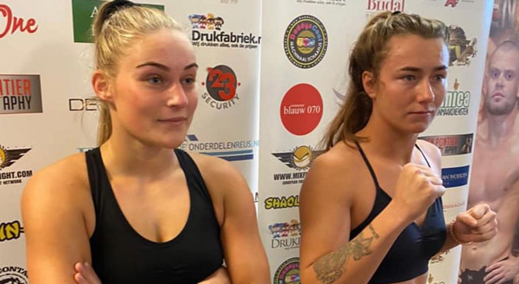 Senna van de Veerdonk wint haar tweede pro gevecht