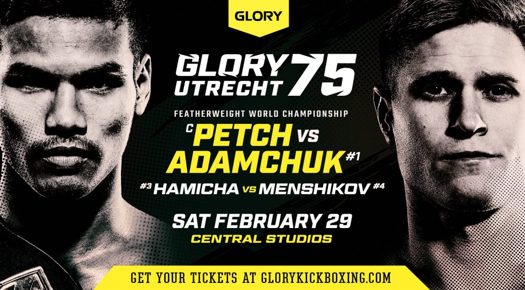 Check hier live de uitslagen van Glory 75 in Utrecht
