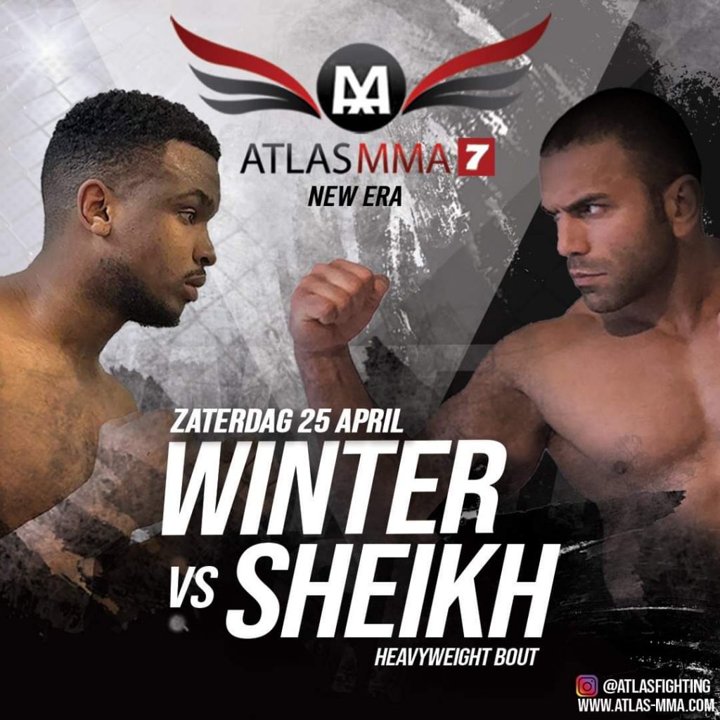 John Winter vs. Arya Sheikh Hosseini co-main event van Atlas MMA 7: A New Era