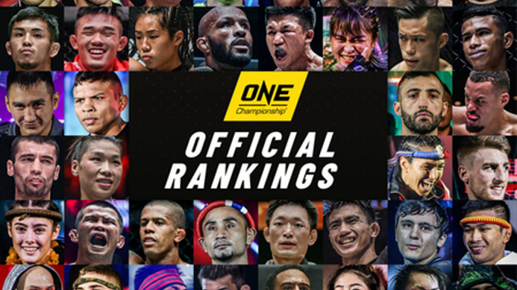 ONE FC heeft hun eigen rankings bekend gemaakt.