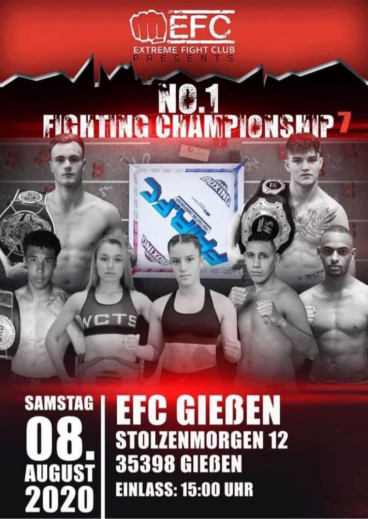 Jarno Errens vecht bij EFC Fighting Championship 7