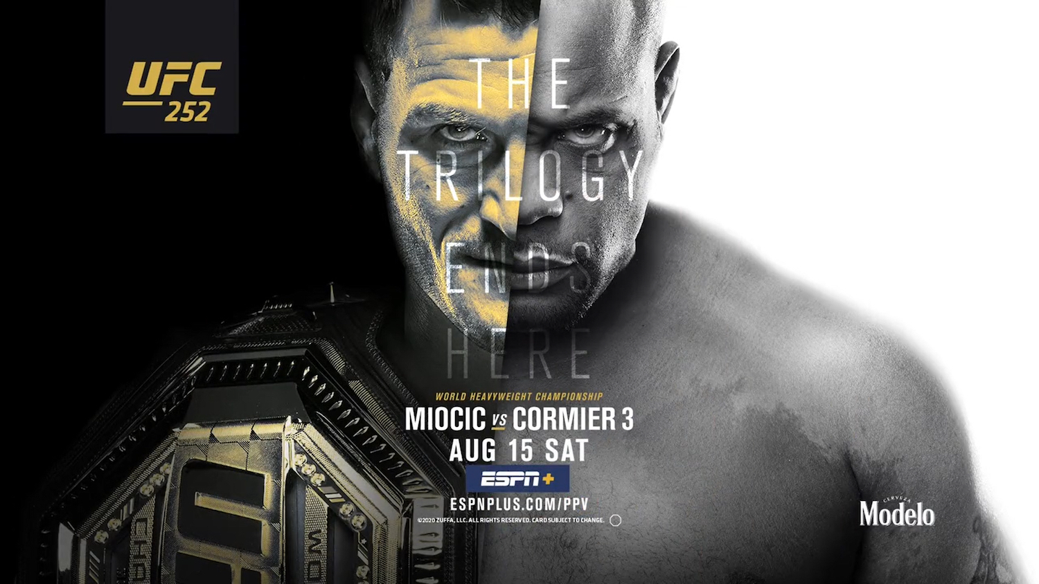 UFC 252 - Miocic vs Cormier 3 - Poster