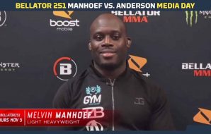 Melvin Manhoef verteld op de pre fight conference waarom hij doorvecht