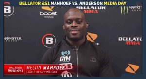 Melvin Manhoef verteld op de pre fight conference waarom hij doorvecht