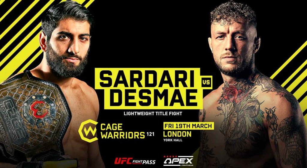 Cage Warriors 121: Sardari vs Desmae