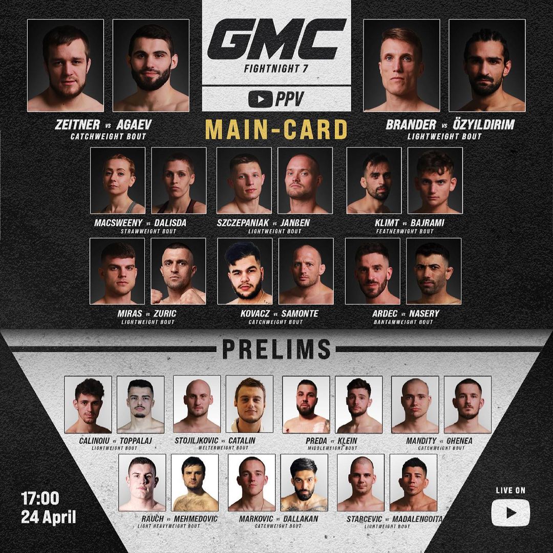 GMC Fight Night 7 Full Fight Card