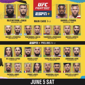 UFC on ESPN+ 47 - Rozenstruik vs Sakai