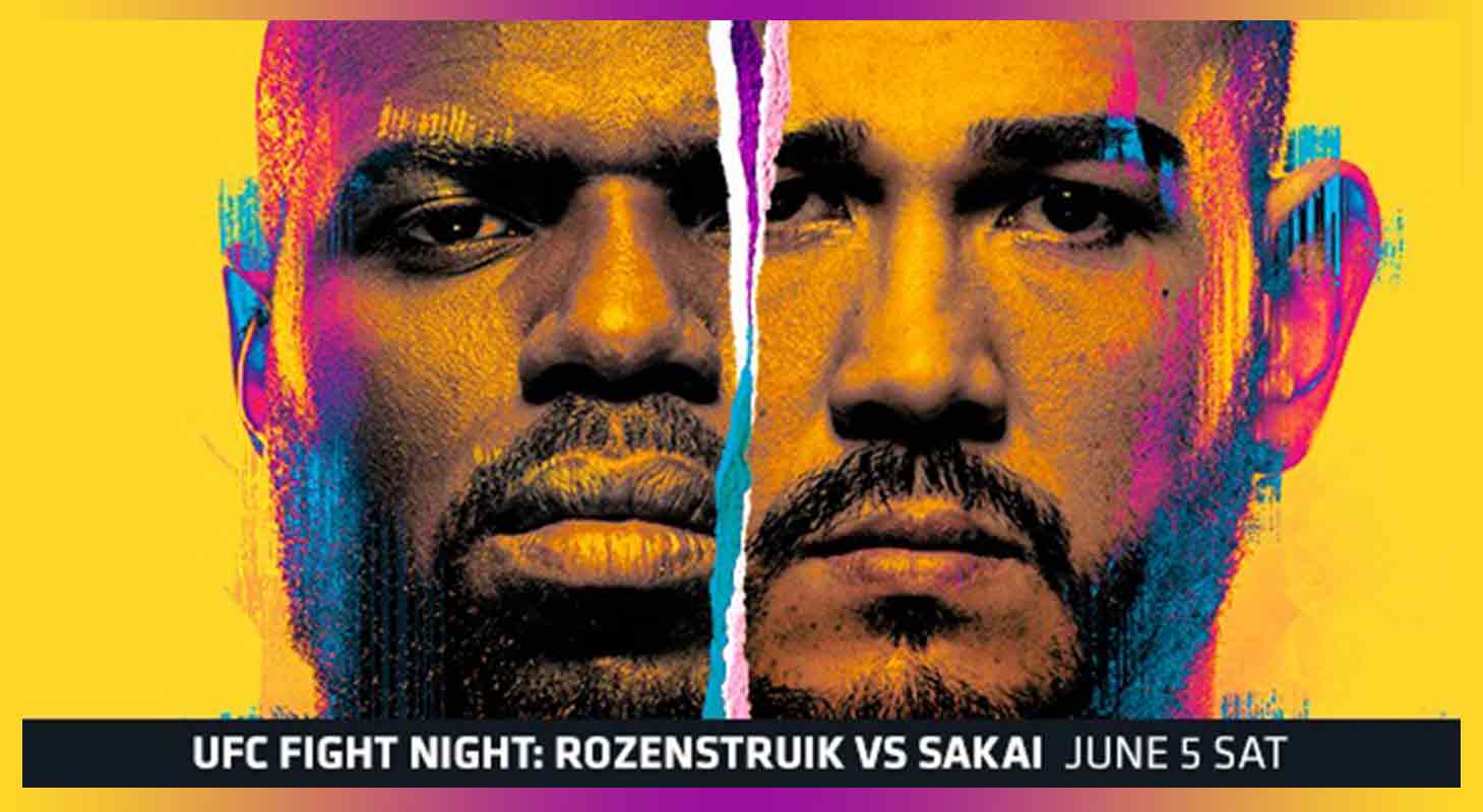 UFC on ESPN+ 47- Rozenstruik vs Sakai