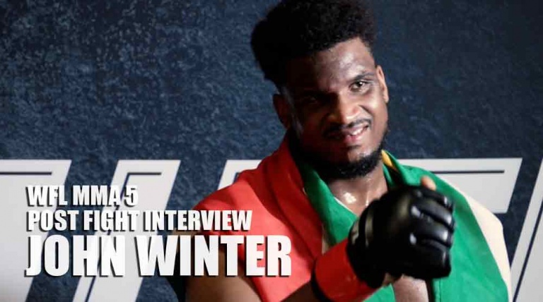 Post Fight Interview: John Winter