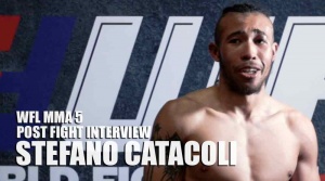 WFL MMA 5 - Post Fight Interview - Stefano Catacoli