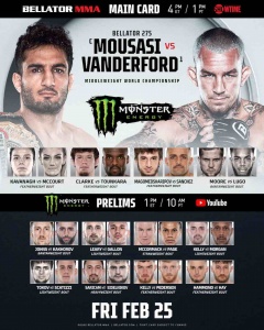 Bellator 275 Fight Card