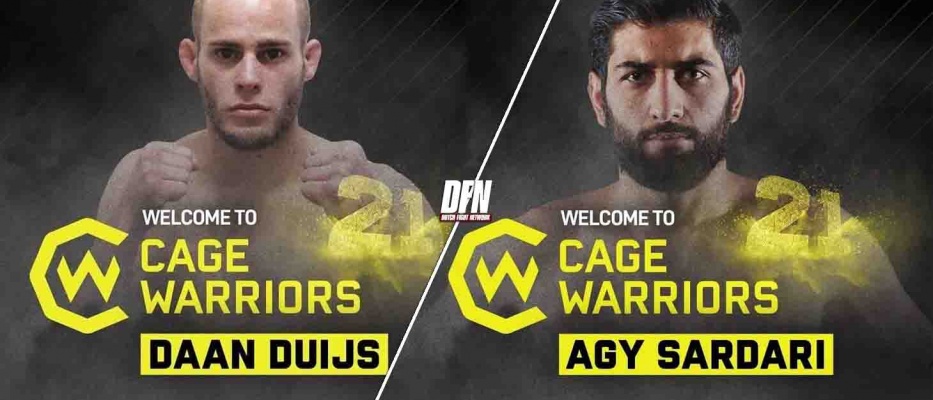 Daan Duijs & Agy Sardari getekend bij Cage Warriors