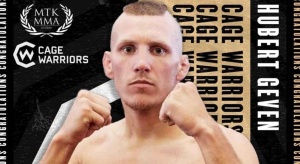 Hubert Geven tekent een multi fight deal bij Cage Warriors