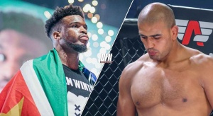 John Winter treft Slim Slim Trabelsi bij Levels Fight League 4