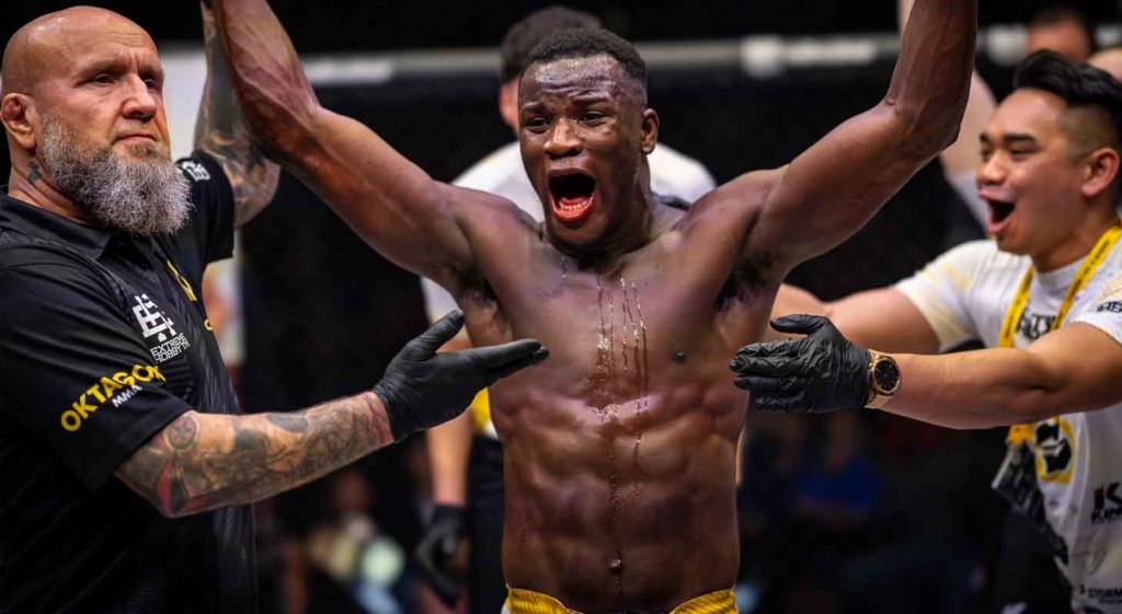 Losene Keita pakt de interim Lightweight titel bij Oktagon 31