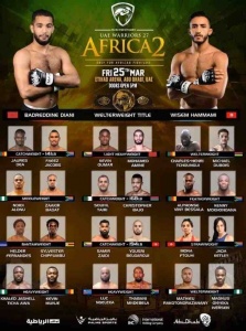 UAE Warriors 27 - Africa 2 Full Fight Card
