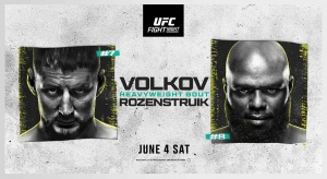 UFC Fight Night Volkov vs Rozenstruik Poster