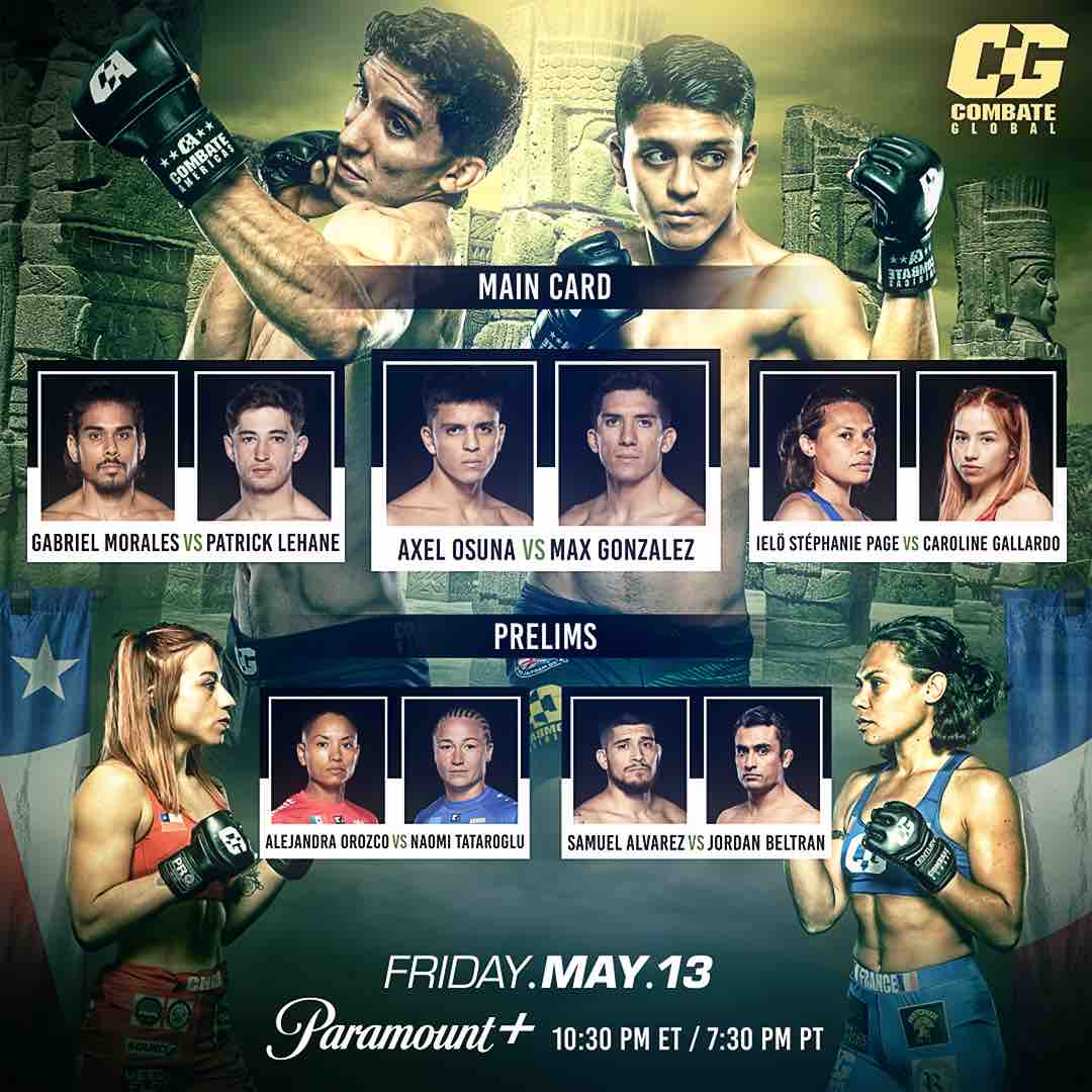 Combate Global Full Fight Card