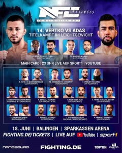 NFC 9 + Series FUll Fight Card