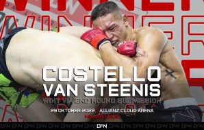 Costello van Steenis wint zijn partij via submission