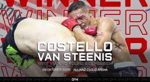 Costello van Steenis wint zijn partij via submission