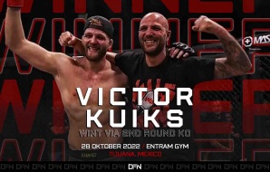 Victor Kuiks wint zijn partij via 2de ronde TKO