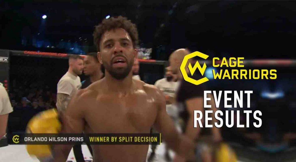 Cage Warriors 152- Manchester (Event Results)