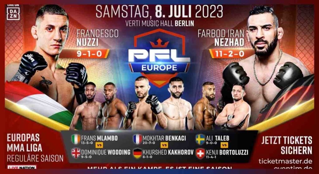 PFL Europe 2: 2023 Regular Season