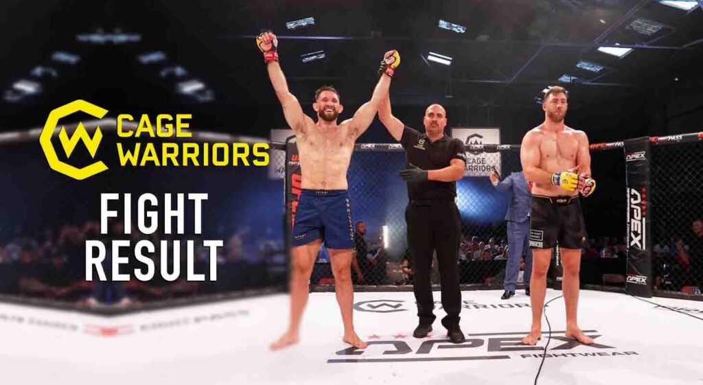 Ghassan Abdenabi verliest zijn partij bij Cage Warriors 156