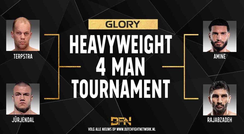 Heavyweight kwalificatie toernooi voor Glory 87 is rond