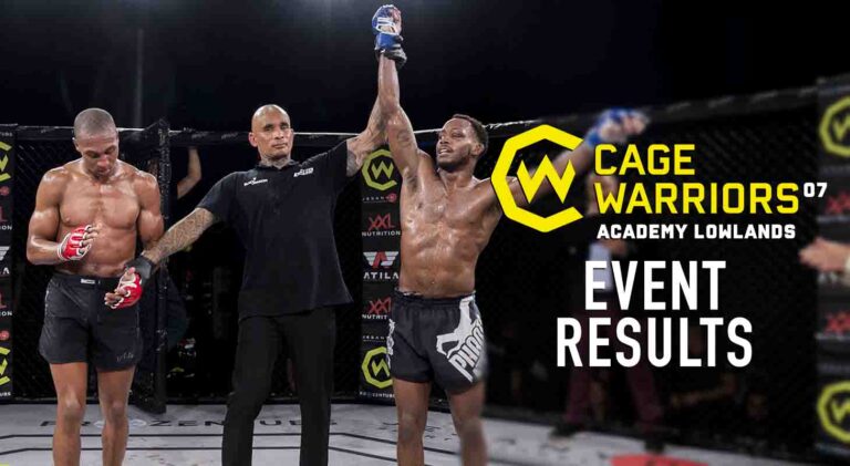 Cage Warriors Academy: Lowlands 7 recap en interviews hier